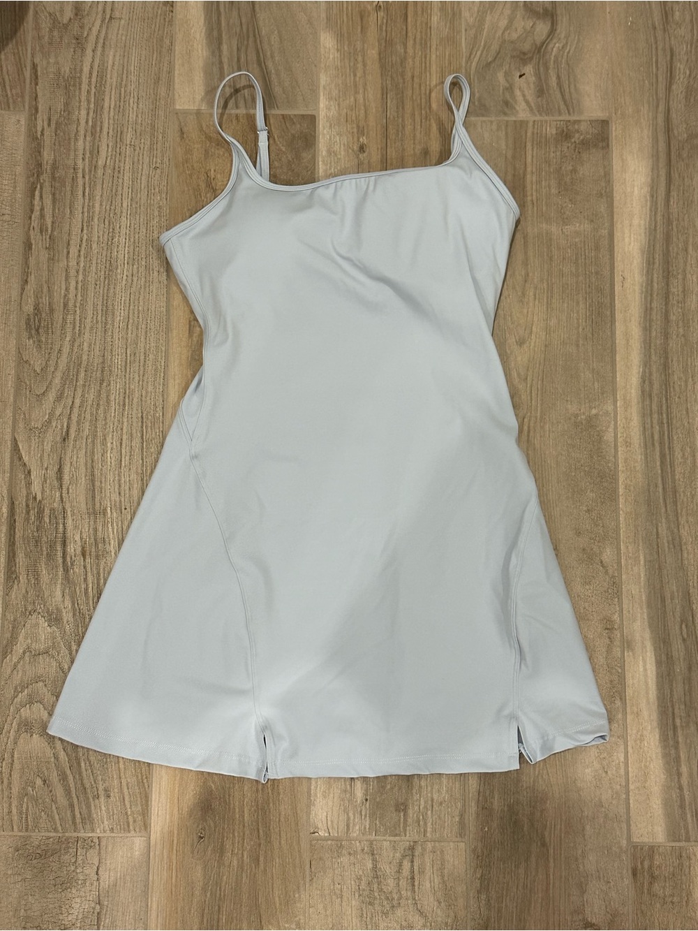 Light blue tennis Dress with Thin Straps